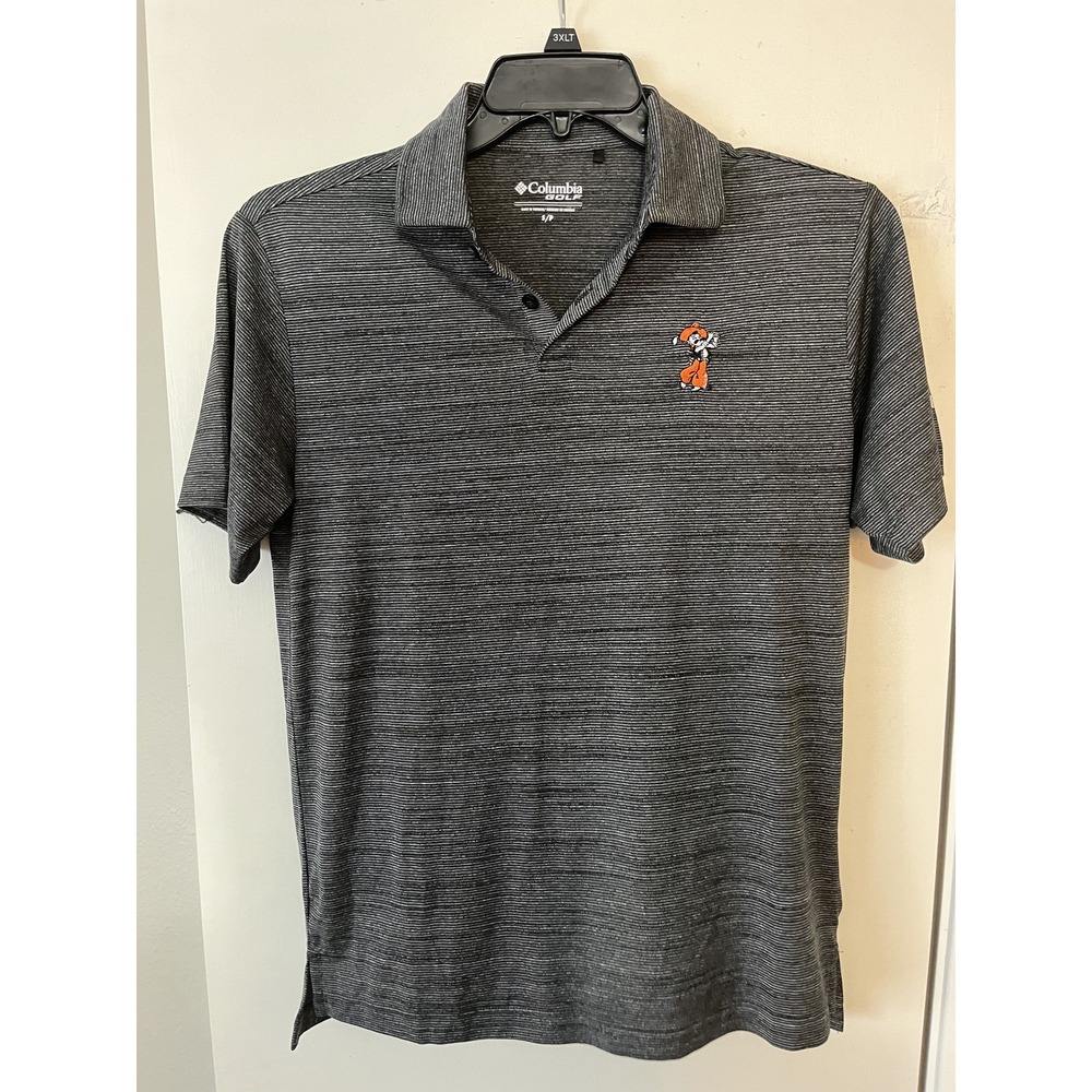OSU Pistol Pete Columbia Golf Polo Mens Small Oklahoma State University